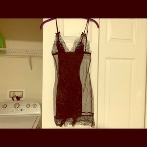 Agent Provocateur Black and Blue Short Slip